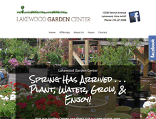 Tablet Screenshot of lakewoodgardencenter.net